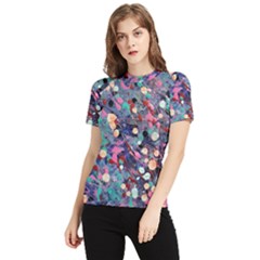 Splodge Women s Short Sleeve Rash Guard by Hayleyboop