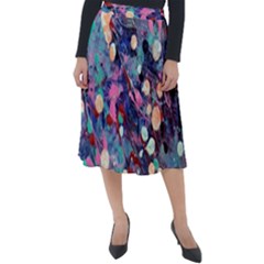 Splodge Classic Velour Midi Skirt  by Hayleyboop