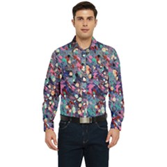 Splodge Men s Long Sleeve Pocket Shirt  by Hayleyboop