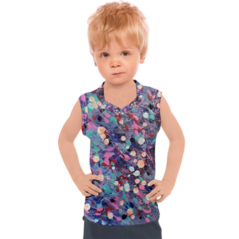 Splodge Kids  Sport Tank Top by Hayleyboop