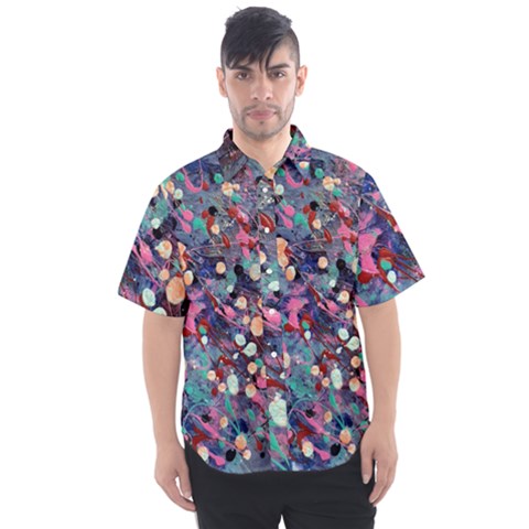 Splodge Men s Short Sleeve Shirt by Hayleyboop