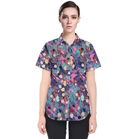 Splodge Women s Short Sleeve Shirt by Hayleyboop