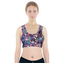 Splodge Sports Bra With Pocket by Hayleyboop