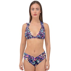 Splodge Double Strap Halter Bikini Set by Hayleyboop