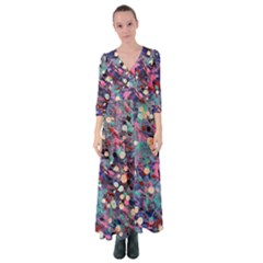 Splodge Button Up Maxi Dress by Hayleyboop