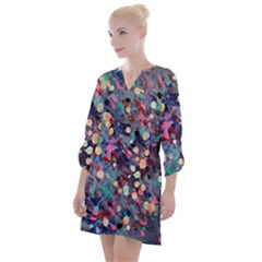 Splodge Open Neck Shift Dress by Hayleyboop