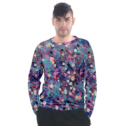 Splodge Men s Long Sleeve Raglan Tee by Hayleyboop