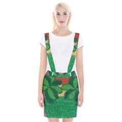 Palmtrees At Sunset  Braces Suspender Skirt by Hayleyboop