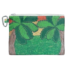 Palmtrees At Sunset  Canvas Cosmetic Bag (xl) by Hayleyboop