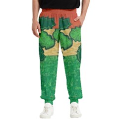 Palmtrees At Sunset  Men s Elastic Waist Pants by Hayleyboop