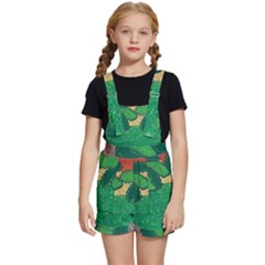 Palmtrees At Sunset  Kids  Short Overalls