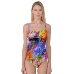 Abstract Colorful Artwork Art Camisole Leotard  by artworkshop