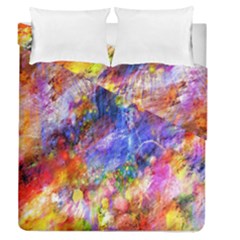 Abstract Colorful Artwork Art Duvet Cover Double Side (queen Size) by artworkshop