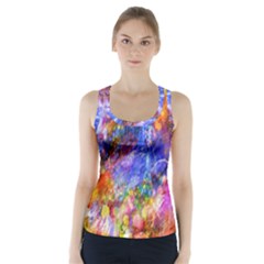 Abstract Colorful Artwork Art Racer Back Sports Top by artworkshop