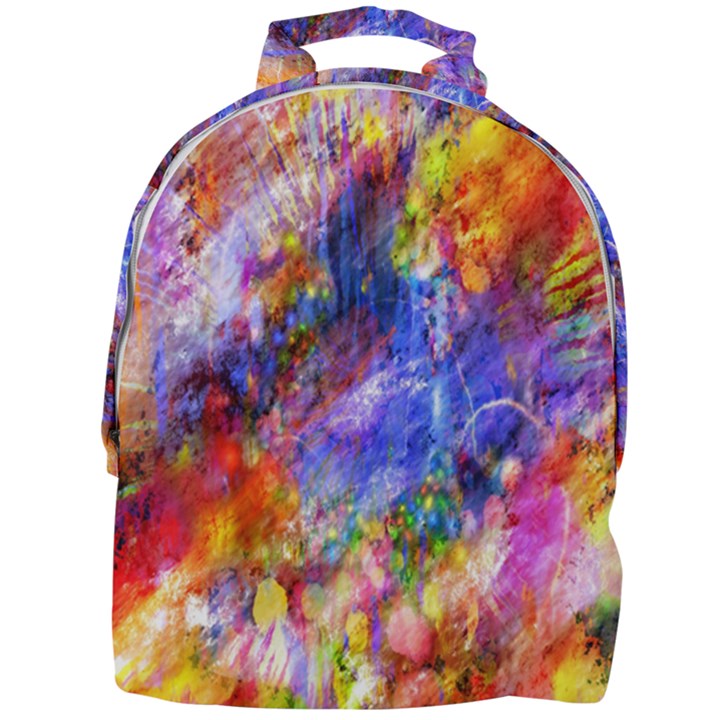 Abstract Colorful Artwork Art Mini Full Print Backpack