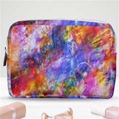 Abstract Colorful Artwork Art Make Up Pouch (medium) by artworkshop