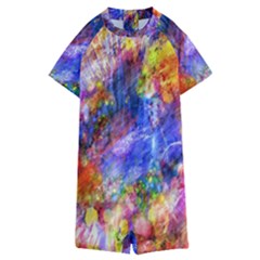 Abstract Colorful Artwork Art Kids  Boyleg Half Suit Swimwear by artworkshop