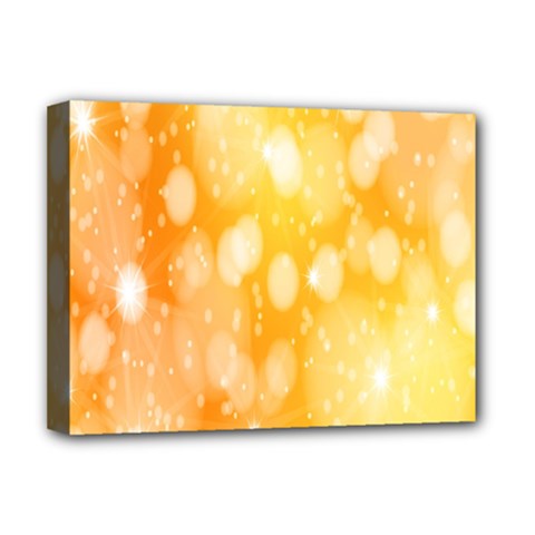 Abstract Sparkling Christmas Day Deluxe Canvas 16  X 12  (stretched)  by artworkshop