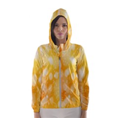 Abstract Sparkling Christmas Day Women s Hooded Windbreaker by artworkshop