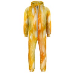 Abstract Sparkling Christmas Day Hooded Jumpsuit (men) by artworkshop