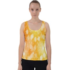 Abstract Sparkling Christmas Day Velvet Tank Top by artworkshop