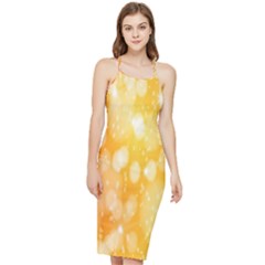 Abstract Sparkling Christmas Day Bodycon Cross Back Summer Dress by artworkshop