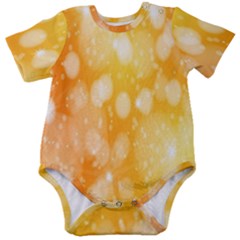 Abstract Sparkling Christmas Day Baby Short Sleeve Onesie Bodysuit