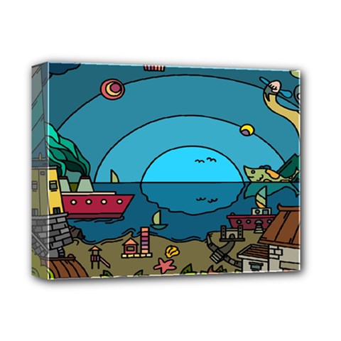 Artwork Art Kids Deluxe Canvas 14  X 11  (stretched) by artworkshop