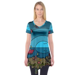 Artwork Art Kids Short Sleeve Tunic  by artworkshop