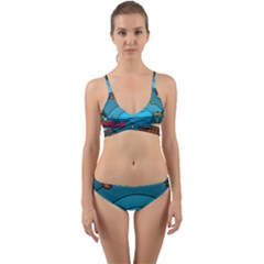 Artwork Art Kids Wrap Around Bikini Set by artworkshop