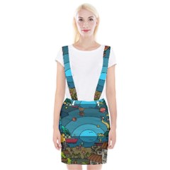 Artwork Art Kids Braces Suspender Skirt by artworkshop