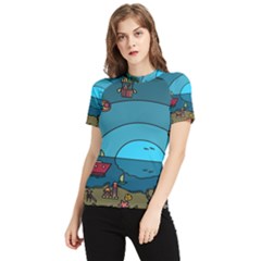 Artwork Art Kids Women s Short Sleeve Rash Guard by artworkshop