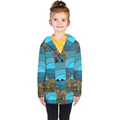 Artwork Art Kids Kids  Double Breasted Button Coat by artworkshop