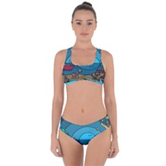 Artwork Art Kids Criss Cross Bikini Set by artworkshop