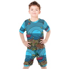 Artwork Art Kids Kids  Tee And Shorts Set by artworkshop