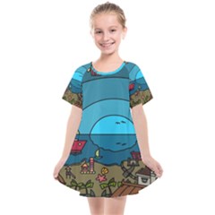 Artwork Art Kids Kids  Smock Dress by artworkshop