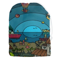 Artwork Art Kids Drawstring Pouch (3xl) by artworkshop