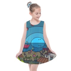 Artwork Art Kids Kids  Summer Dress by artworkshop