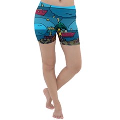 Artwork Art Kids Lightweight Velour Yoga Shorts by artworkshop