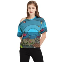 Artwork Art Kids One Shoulder Cut Out Tee by artworkshop