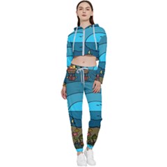 Artwork Art Kids Cropped Zip Up Lounge Set by artworkshop