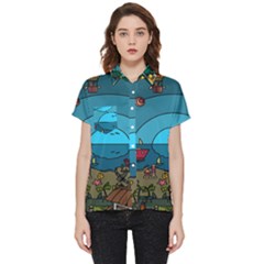 Artwork Art Kids Short Sleeve Pocket Shirt by artworkshop