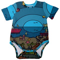 Artwork Art Kids Baby Short Sleeve Onesie Bodysuit