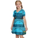 Artwork Art Kids Kids  Short Sleeve Tiered Mini Dress View2