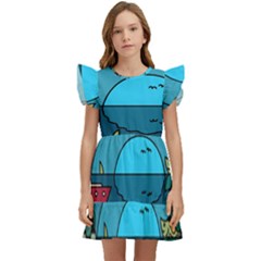 Artwork Art Kids Kids  Winged Sleeve Dress