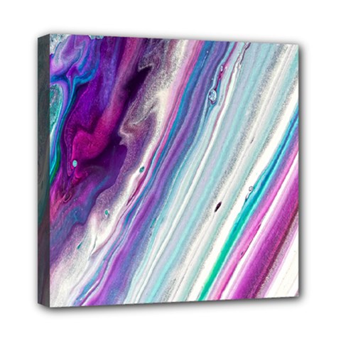 Color Acrylic Paint Art Mini Canvas 8  X 8  (stretched) by artworkshop