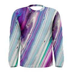 Color Acrylic Paint Art Men s Long Sleeve Tee by artworkshop