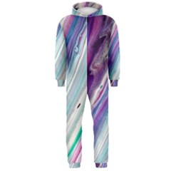 Color Acrylic Paint Art Hooded Jumpsuit (men)