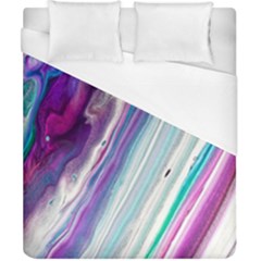 Color Acrylic Paint Art Duvet Cover (california King Size) by artworkshop