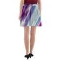 Color Acrylic Paint Art A-Line Pocket Skirt View2